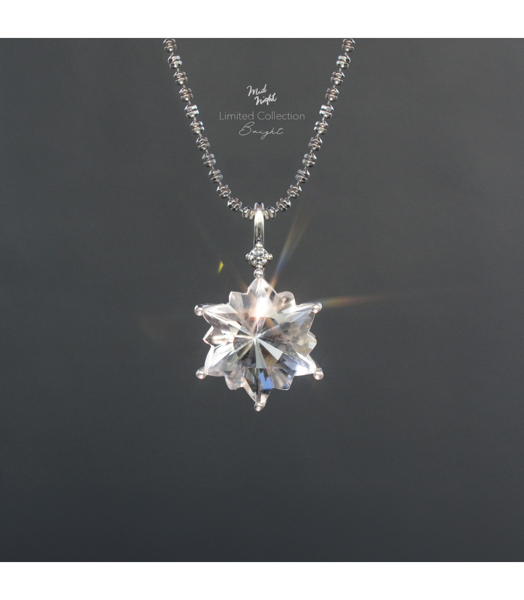 Limited Collection-White Topaz Be Bright Necklace